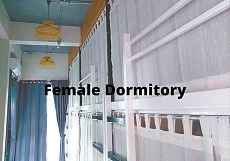 Bed in 6-Bed Female Dormitory Room