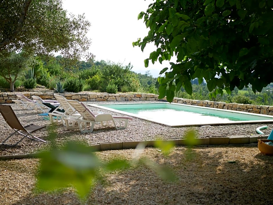 Les agaves piscine panoramique vue exceptionnelle