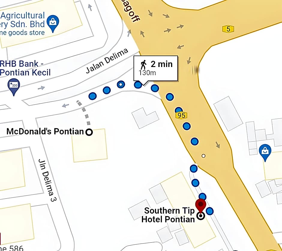 Southern Tip Hotel - City & 100m walk to McDonald's & FREE DOBI
