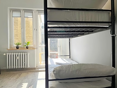 Bunk Bed in Mixed Dormitory Room with Balcony
