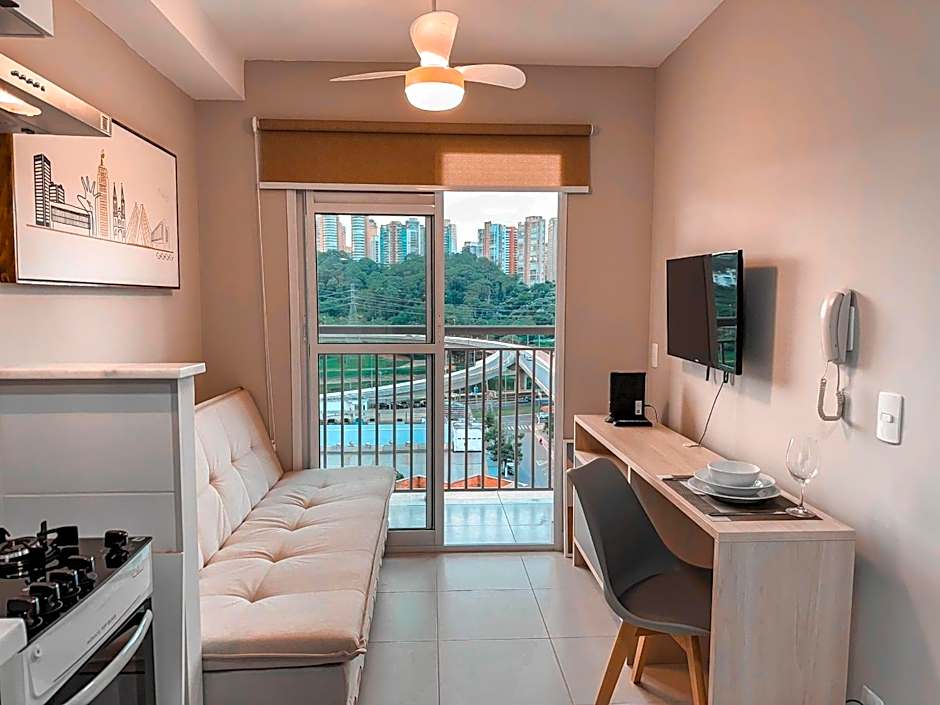RStar- Modern 1 Bedroom Apartment in Chac. Sto Antônio, 5 minutes from João Dias Station, Vibra, Nestlé and Burle Max Park