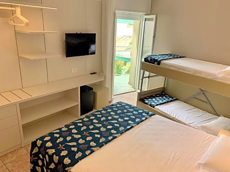 Family Room with Balcony and Side Sea View (2 Adults + 2 Children)