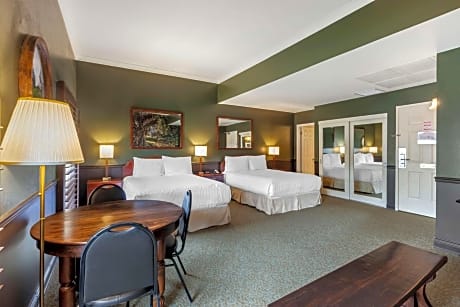 Suite-2 Queen Beds, Non-Smoking, Sitting Area, Wi-Fi, Coffee And Tea Maker, Bathtub And Shower, Continental Breakfast