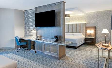 Premium King Suite with Sofa Bed and Seating Area