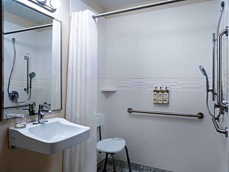 Queen Studio Suite with Roll In Shower - Accessible
