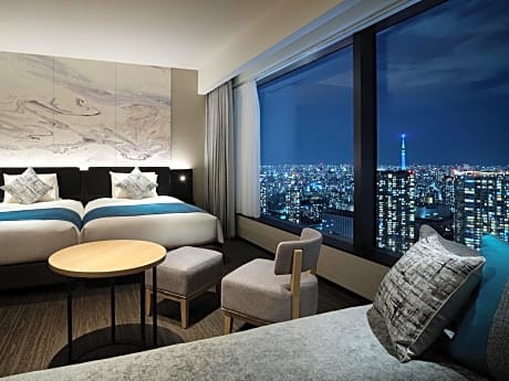 Exective Corner Twin Room with View Bath