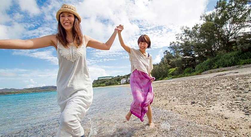 Native Sea Amami Adan On The Beach