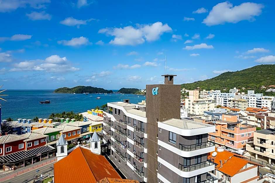 AION suítes 103 - Compacto e luxuoso Loft - Rooftop com piscina e academia - À poucos passos da praia