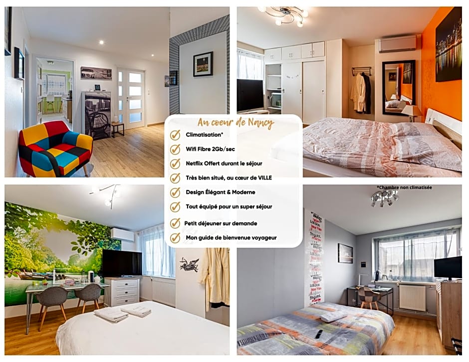 Chambre d'hôtes Au Coeur De NancyB&B