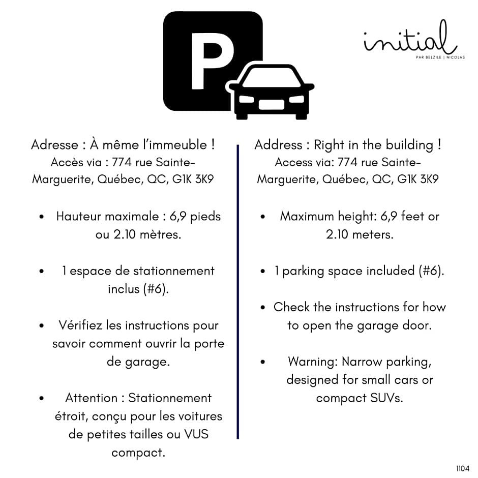Initial-Matisse- Quebec-parking and pool