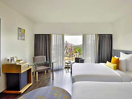 Classic Family Room with Two Queen Beds with 20% discount on SPA & Food & Soft Beverage & Laundry & Enjoy Happy hours (2+1) & Comp one free ticket for Trampoline park