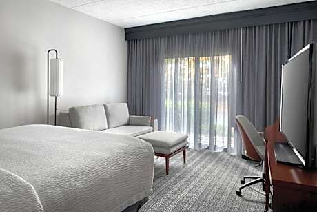 King Room with Sofa Bed and Roll-in Shower - Mobility and Hearing Accessible