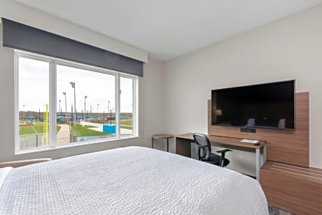 King Suite with Roll In Shower and Park View - Mobility Accessible