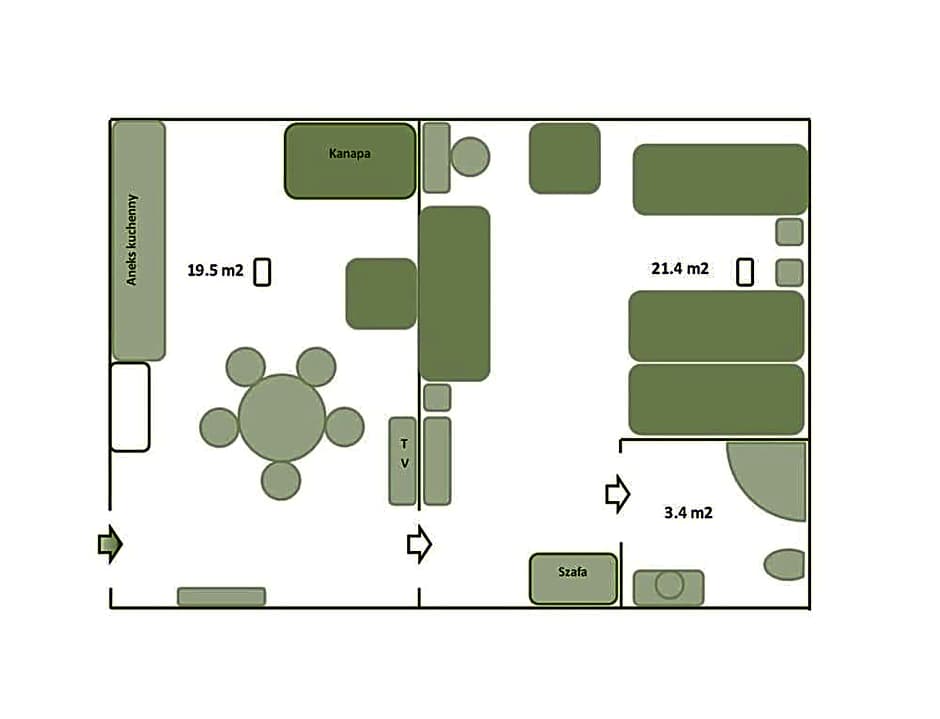 Poduszka Apartamenty Zielony Dom