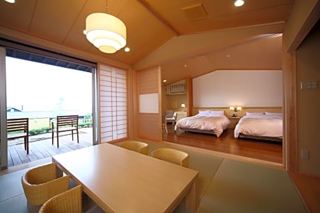 Superior Room with Open-Air Bath and Tatami Area - Yumenosato Area