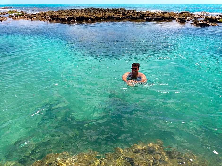 Apartamento lindo, completo e de frente para o mar