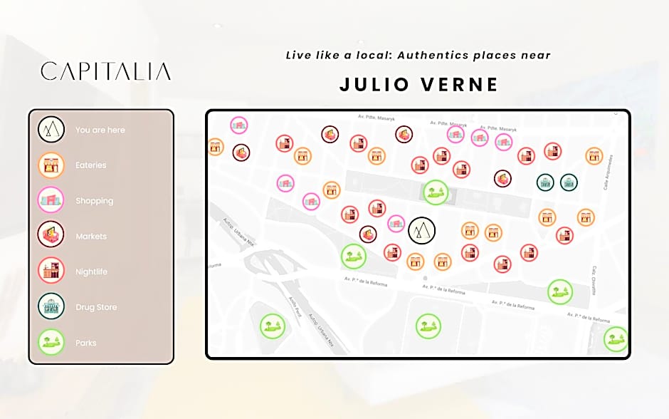 Capitalia - Apartments - Polanco - Julio Verne