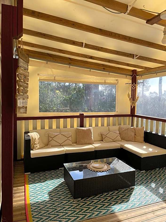 Maison mobilhome sans vis à vis au calme et en hauteur