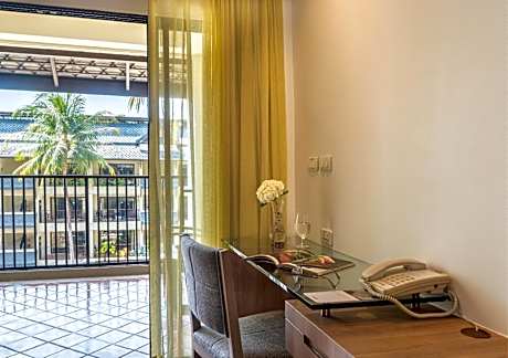 One-Bedroom Suite with Terrace and Pool View