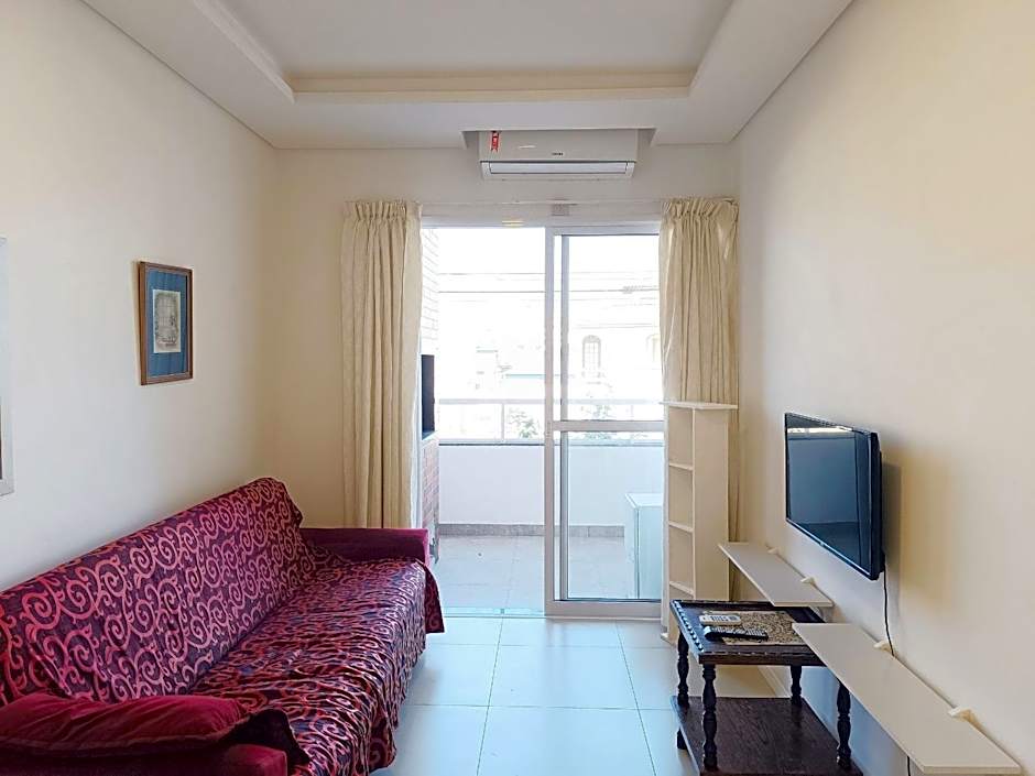 Apartamento Santinho, churrasqueira e ar - INE103