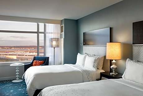 Double Room with Two Double Beds - City View