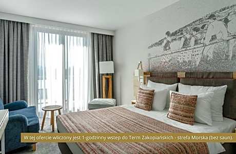 Superior Double Room with 1 double bed and access to Termy Zakopiańskie (1 hour per person per day)