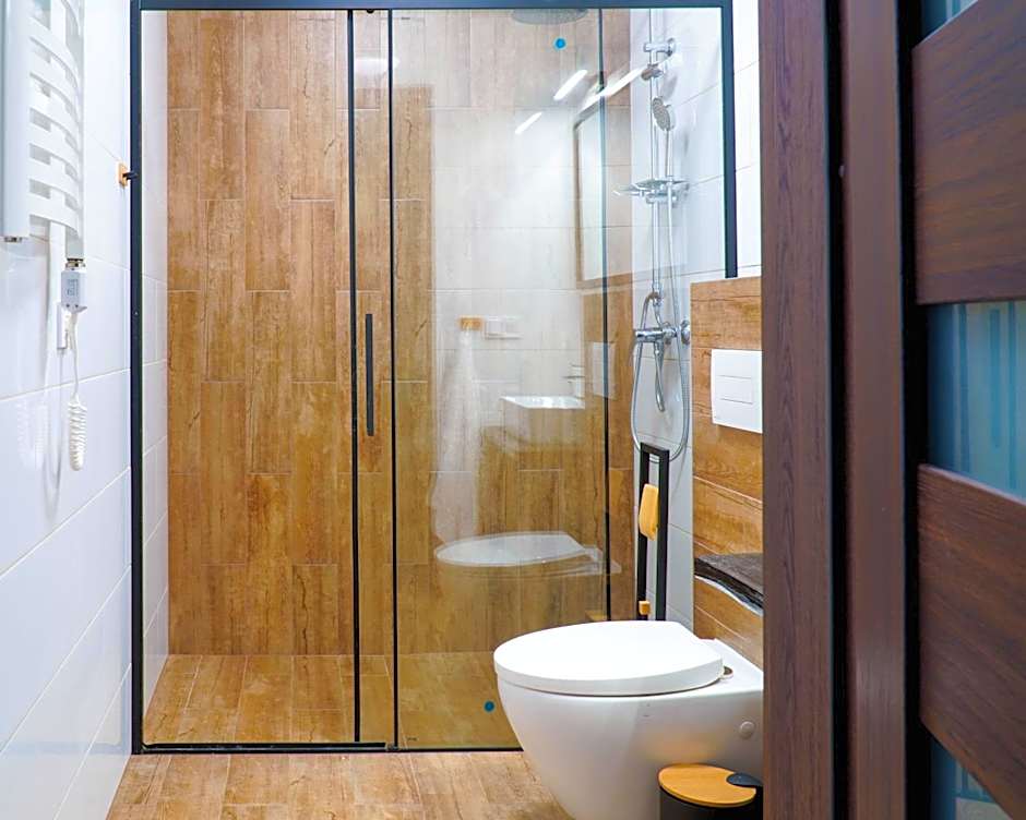 Novosiele Lifestyle Apartments - nad górską rzeką - Strefa relaksu sauna jacuzzi - Bieszczady