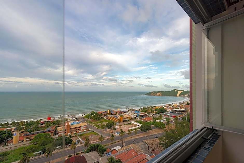 Flat com 2 quartos - Vista Morro do Careca - 250m Mar e Garagem
