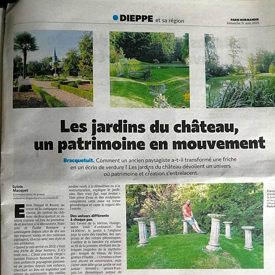 Chambre E André Le Domaine Des Jardins De Bracquetuit