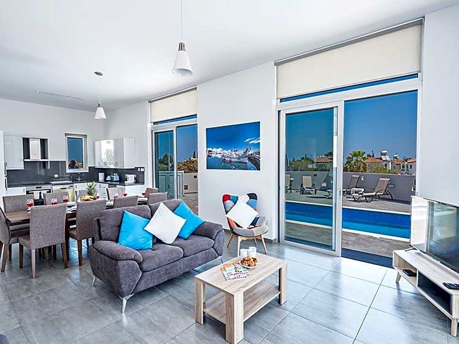 Villa Protaras Miramar, Luxury And New 5Bdr Protaras Villa With Pool