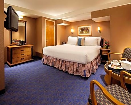 Inside ADA Stateroom with 1 King Bed
