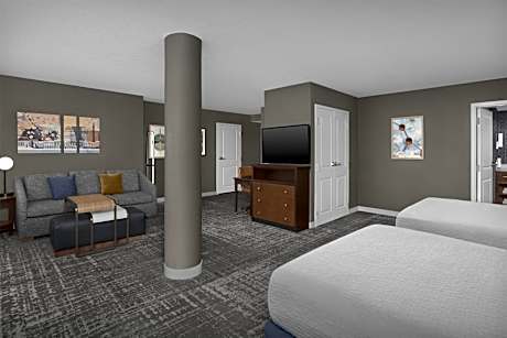 Queen Studio with Two Queen Beds - Mobility Access/Non-Smoking