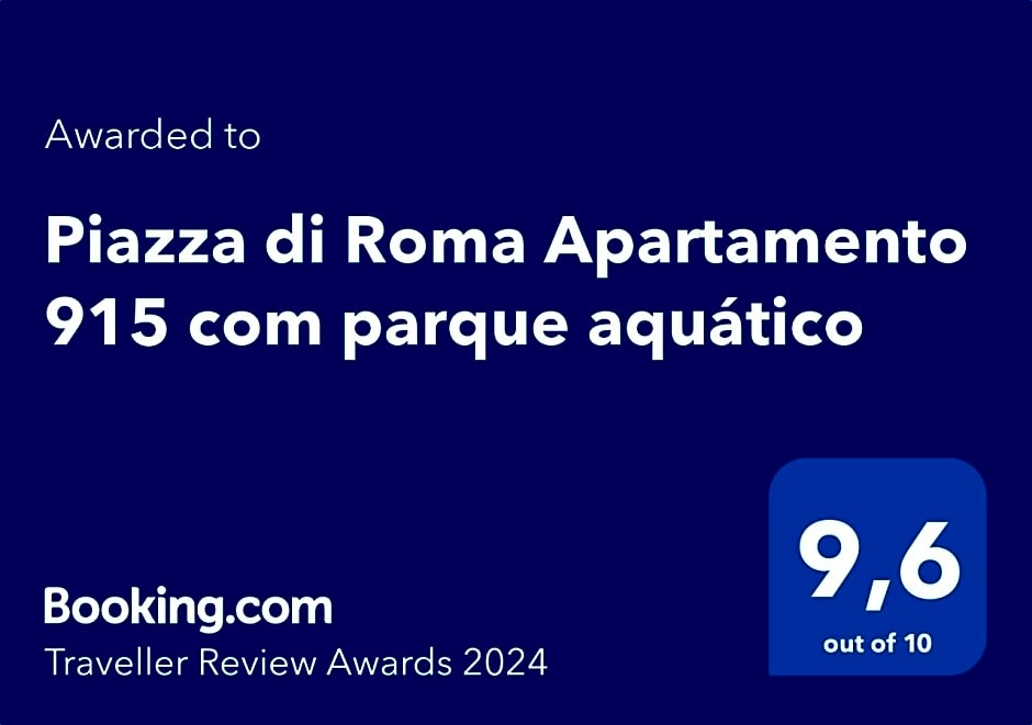 Piazza di Roma Apartamento 915 com parque aquático