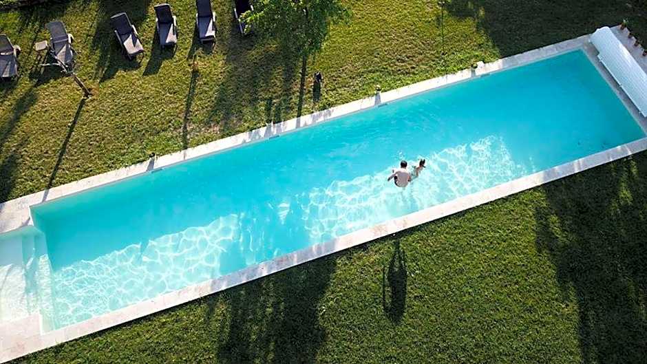 Le Castel Pierre - 7ch&7sdb avec clim, piscine XL, salle fitness et sauna pour 18 personnes