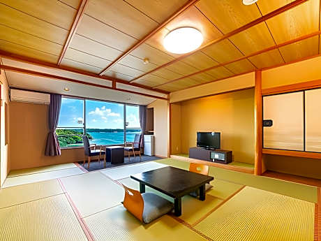 Sea Side Standard Japanese-Style Room with 12 Tatami, Indoor Bath, Non-Smoking