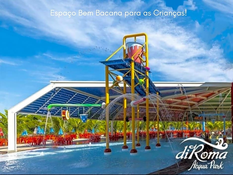 Spazzio diRoma com entrada ao Acquapark Gratuito, Apartamento 840 vista para a Piscina