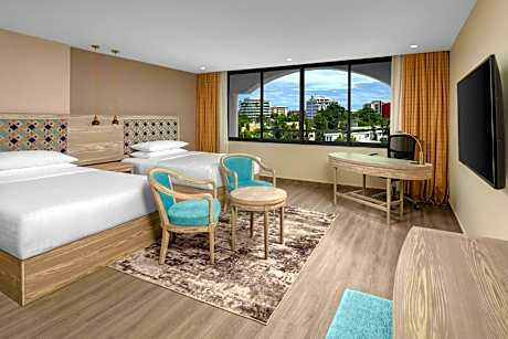 Standard Queen Room with Two Queen Beds and City View