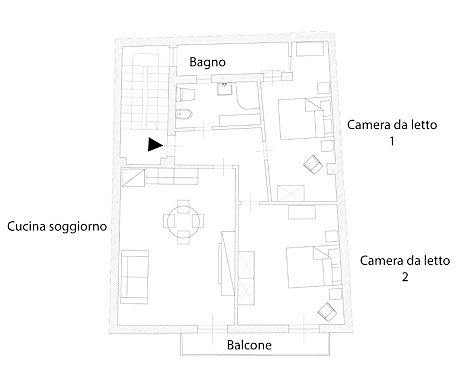 Apartment with Balcony