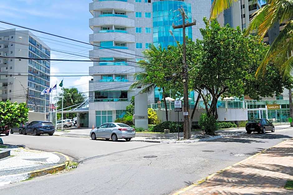 2703 Flat Beira Mar Av Boa Viagem com Cozinha