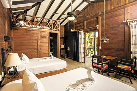 OceanFront Bungalow - Two Double Beds