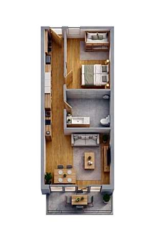 New One-Bedroom Apartment "Edelsberg"