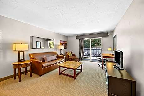 Suite-1 King Bed Non-Smoking Sofabed Balcony Microwave Fridge Walk In Shower Wi-Fi Full Breakfast