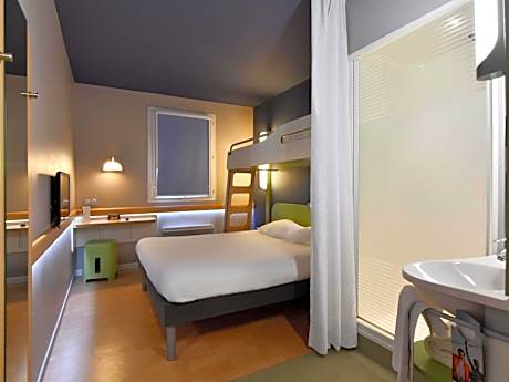 Triple Room with One Double Bed and One Bunk Bed