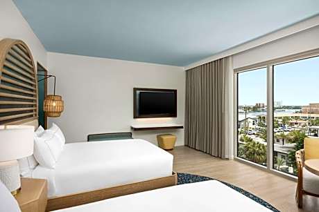 Queen Room with Two Queen Beds and City View