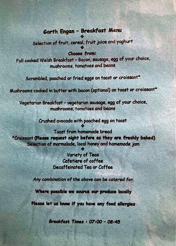 Garth Engan Private Self Contained B&B with Garden Area