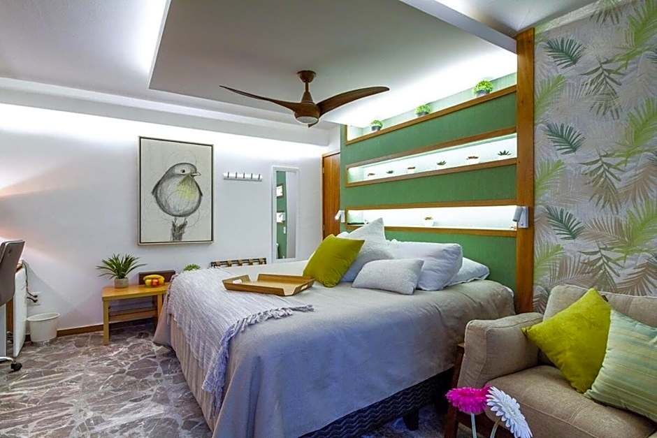 Limoná Suite Jardín. Fresh Elegance Jacuzzi & A.C.