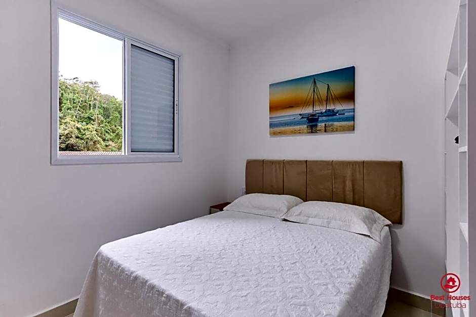 BH28: 1 Quadra d Praia, Ar, Churrasqueira, Piscina