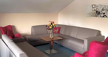 Two-Bedroom Suite with Two Double Beds and One Single Bed - Two Balconies