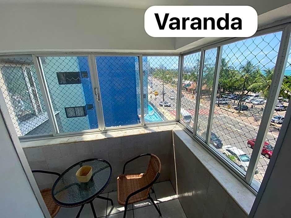 Vista única à BEIRA-MAR na praia de pajuçara - dois quartos- Apto 302