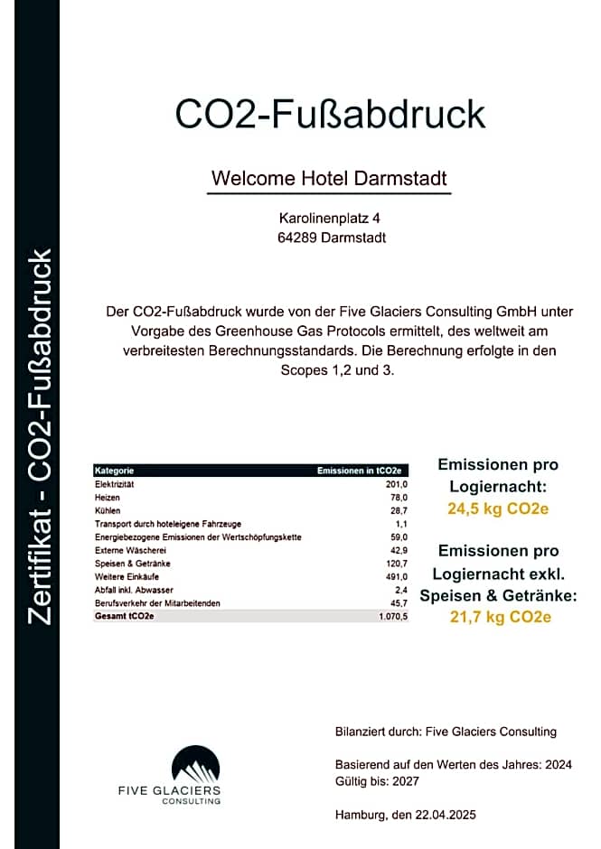 Welcome Hotel Darmstadt City Center